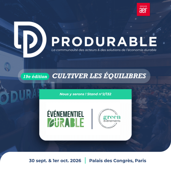 Venez échanger avec nous sur PRODURABLE !